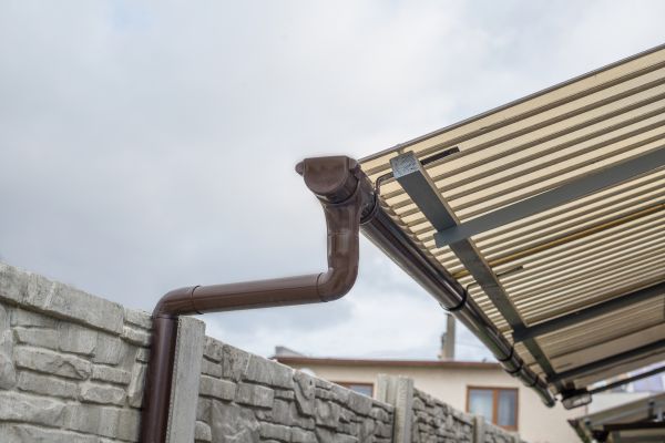 Plastic Downspout Installation in Grand Blanc